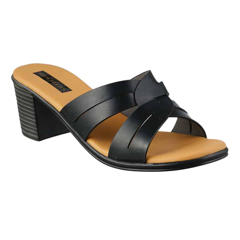 PAADUKS SOLID BLACK SADE SANDALS | SEPIA STORIES