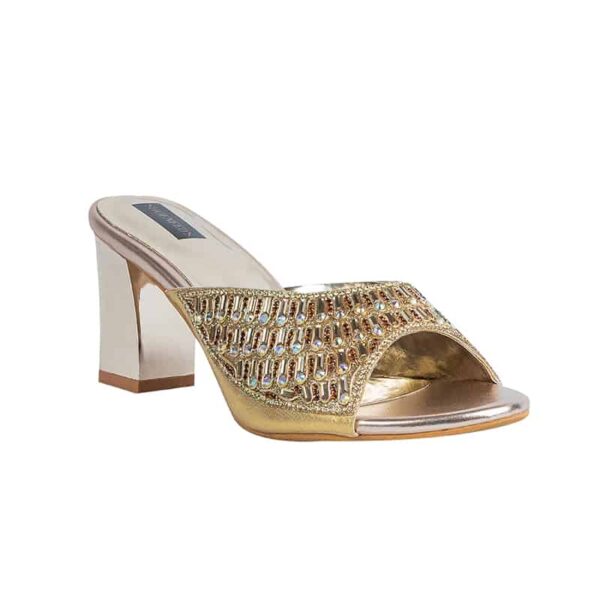Buy online Embellished Block Heel Sandal from heels for Women by Scentra  for ₹1249 at 50% off | 2024 Limeroad.com