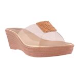 Womens Stylish Transparent Upper Wedges,Wedges Footwear,women wedge sandals