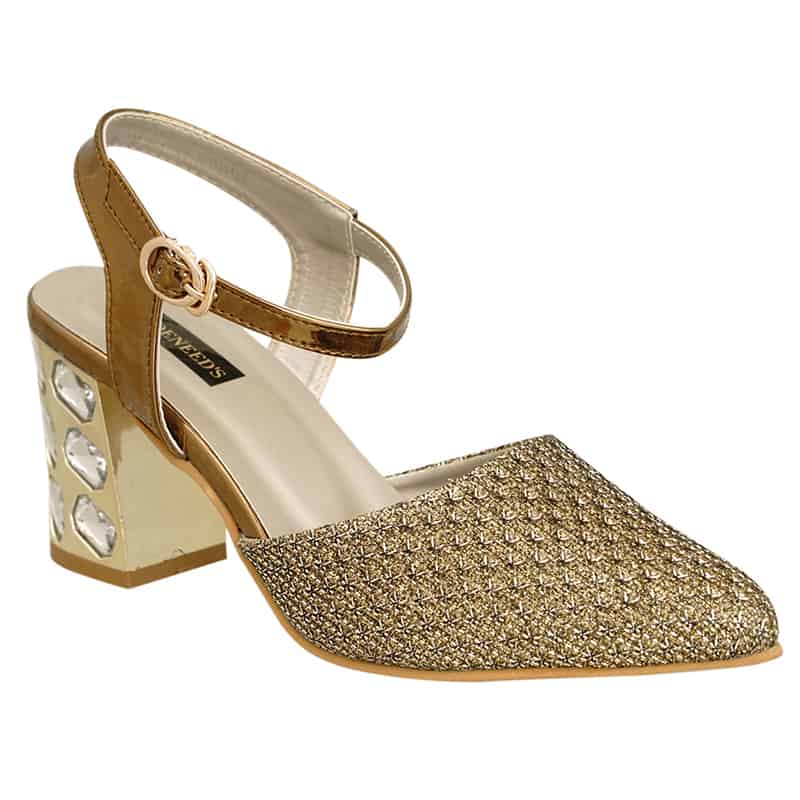 Dollphin Women Gold Heels - Buy Dollphin Women Gold Heels Online at Best  Price - Shop Online for Footwears in India | Flipkart.com