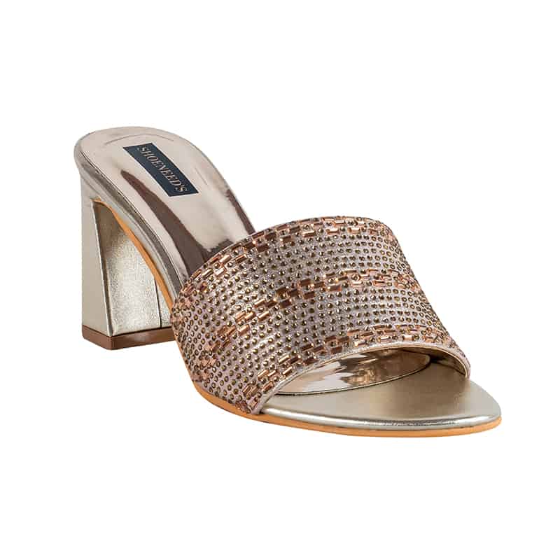 I-LOOKS Women Gold, Silver Heels - Buy I-LOOKS Women Gold, Silver Heels  Online at Best Price - Shop Online for Footwears in India | Flipkart.com