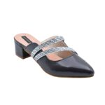Womens Pointed Closed Toe Mules Heels,women mules,ladies mules,Mules For Women
